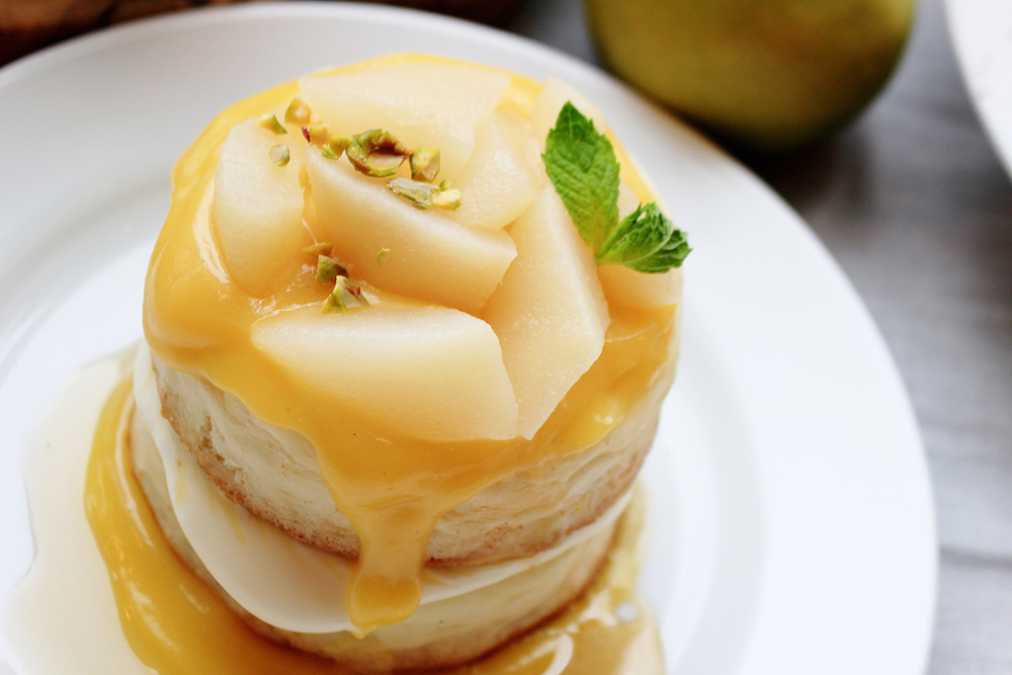 ラフランスパンケーキ 1000円