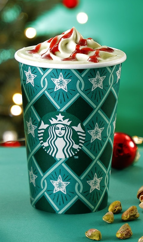 ピスタチオ クリスマス ツリー Short 450円/Tall 490円/Grande 530円/Venti® 570円(税別)
