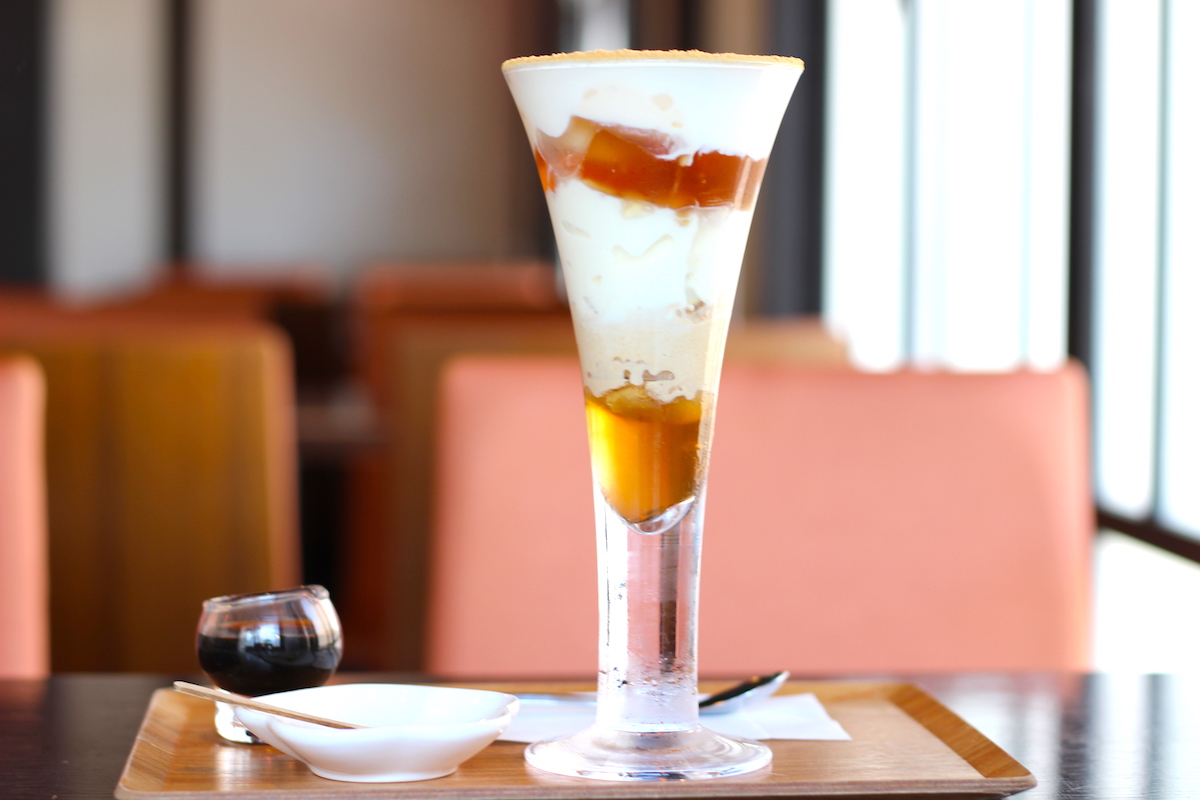 焦がしきな粉パフェ 1080円