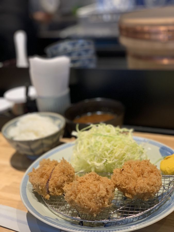 盛り合せカツ定食 1900円