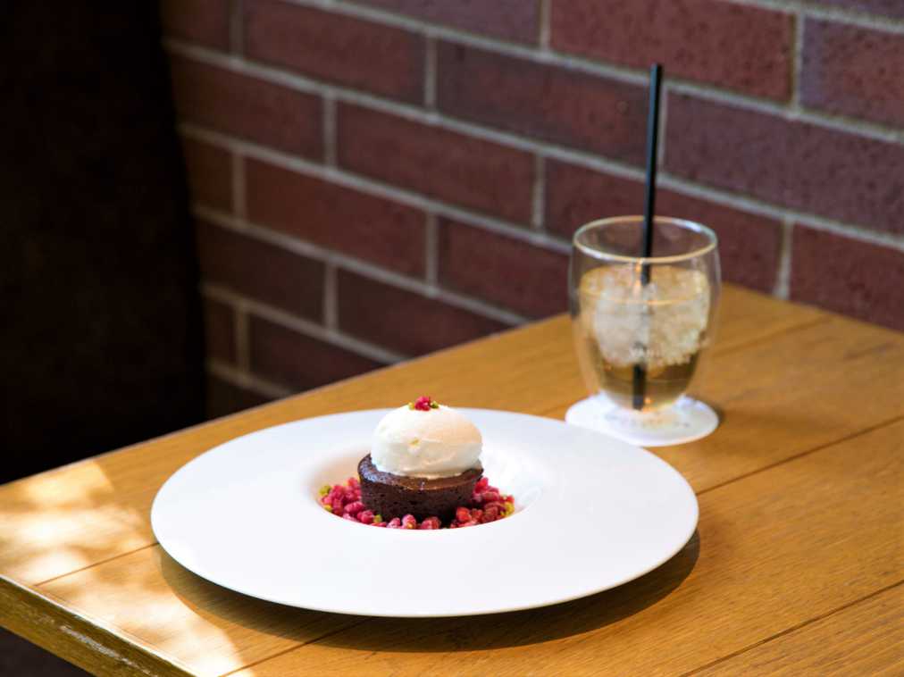VANILLABEANS Fondant Chocolat(バニラビーンズフォンダンショコラ)(ドリンクセット)1188円