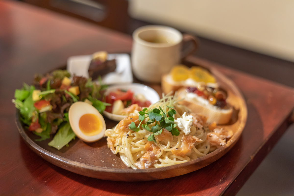 燻製パスタランチセット 1000円(税込)