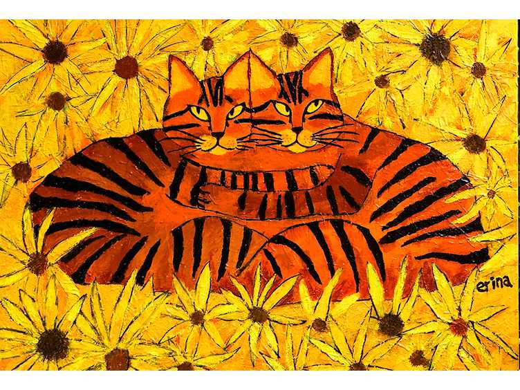 ニャんと 今注目のねこ画が大集合 ねこ画展 ねこ画から生まれた愛おしい世界 開催 るるぶ More