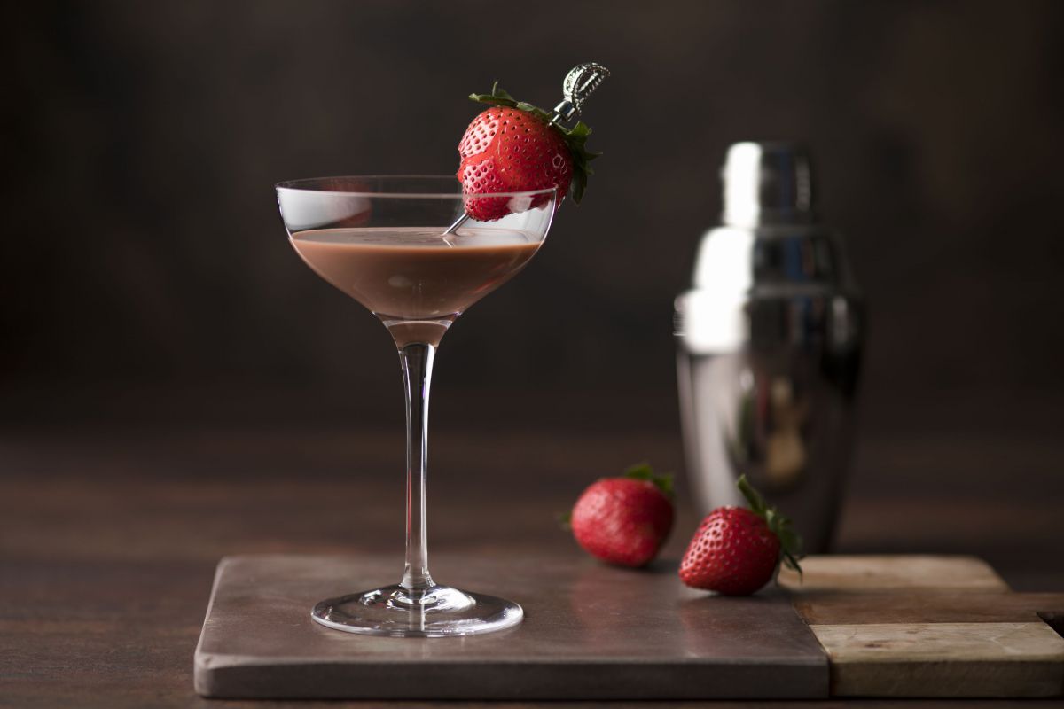 ポム・ダダンオリジナルカクテル「La fraise chocolate」1100円