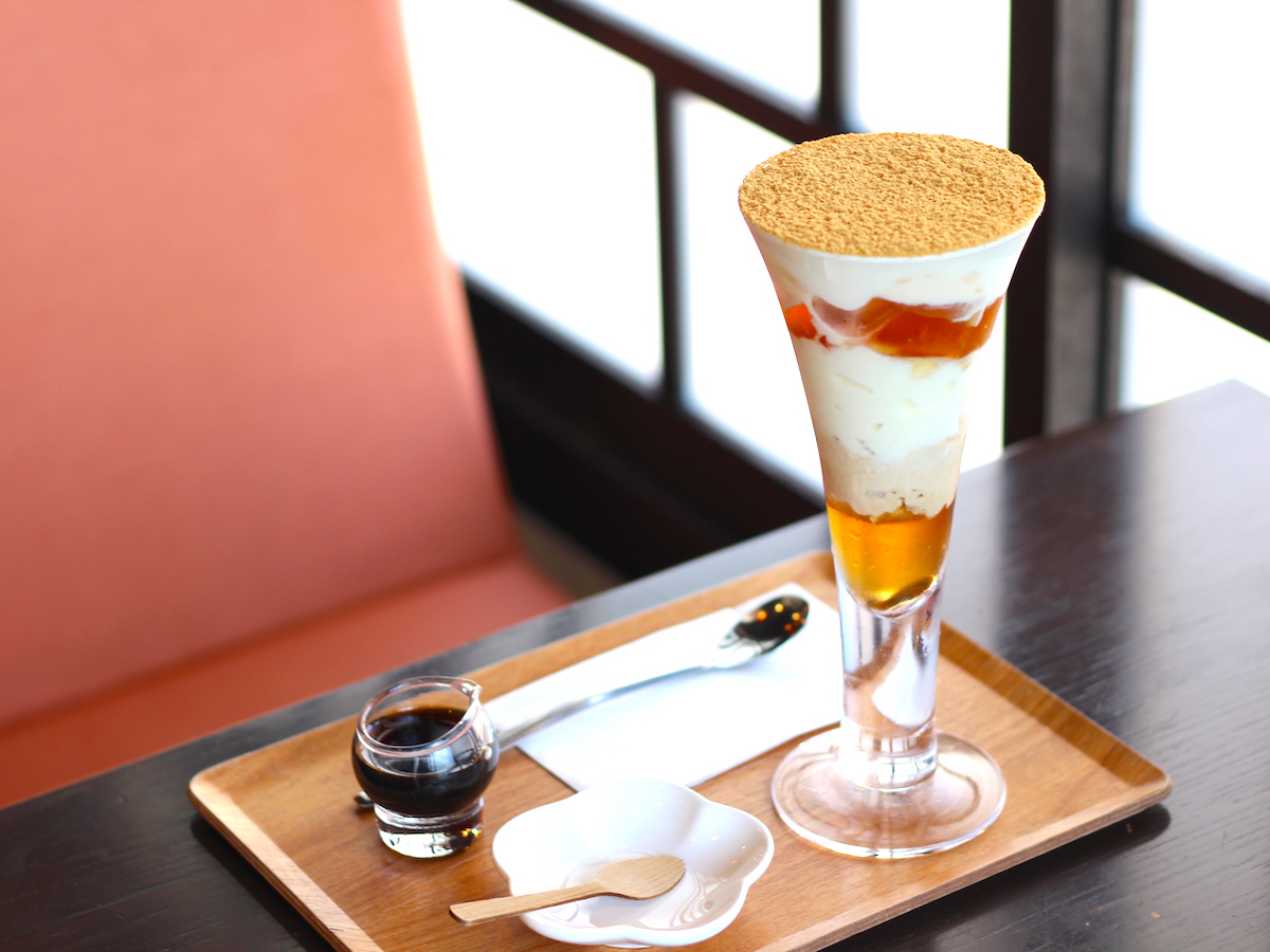 焦がしきな粉パフェ 1080円