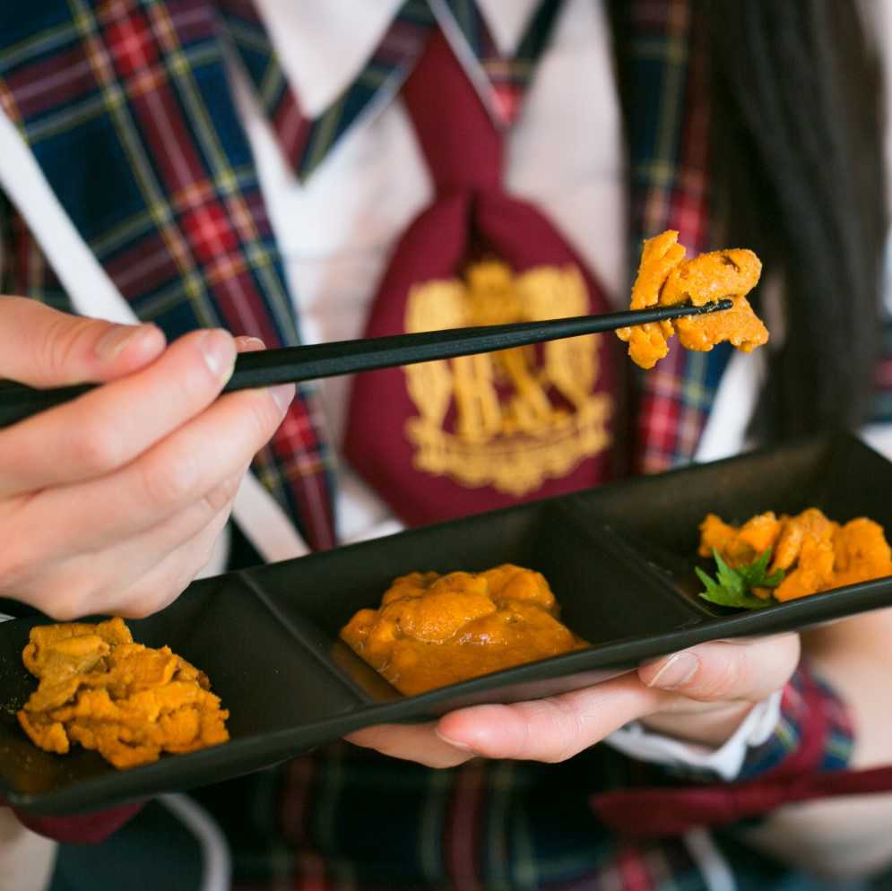 ウニのスペシャリテ おまかせ3種盛り 1620円