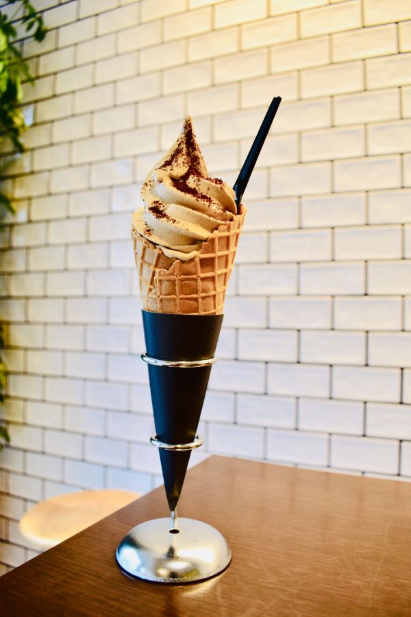 ソフトクリーム コーヒー 450円