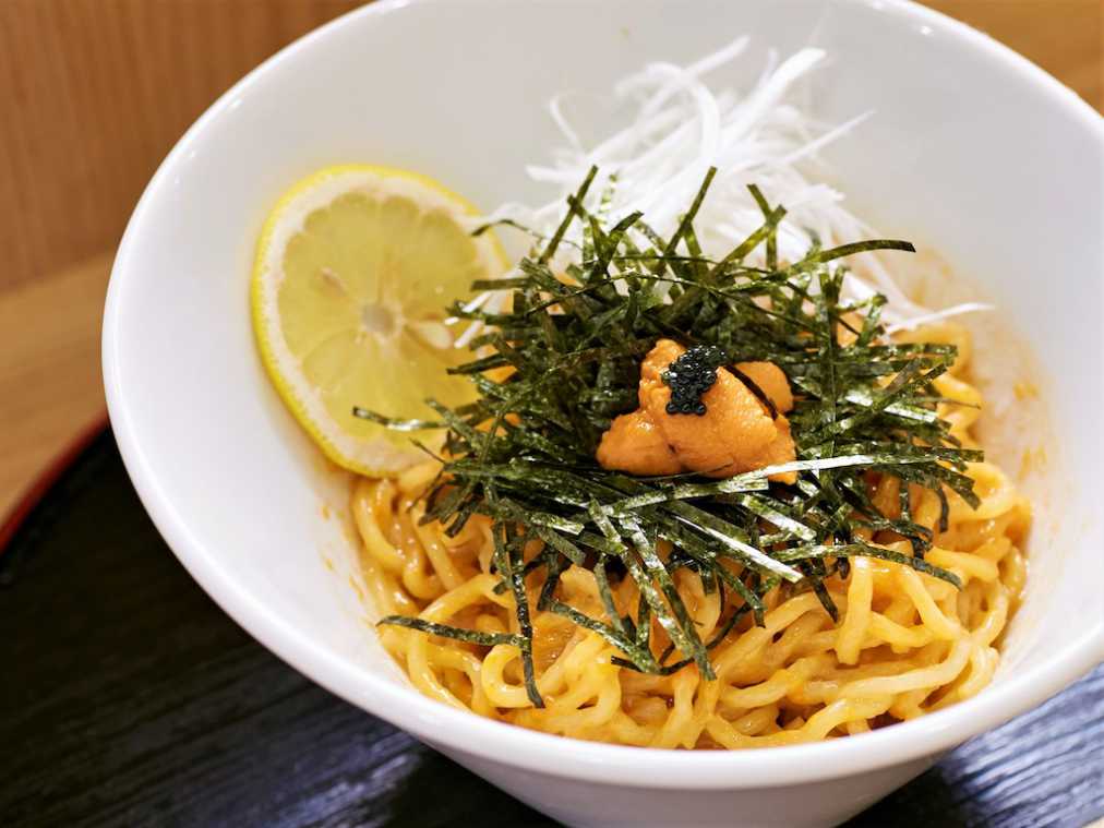 雲丹油soba 1600円