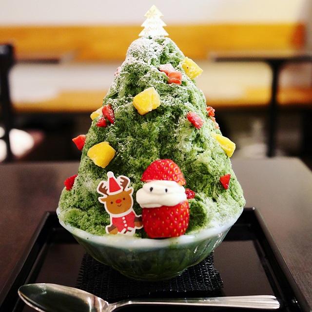 クリスマス限定かき氷「もみの木」1,100円(税込)