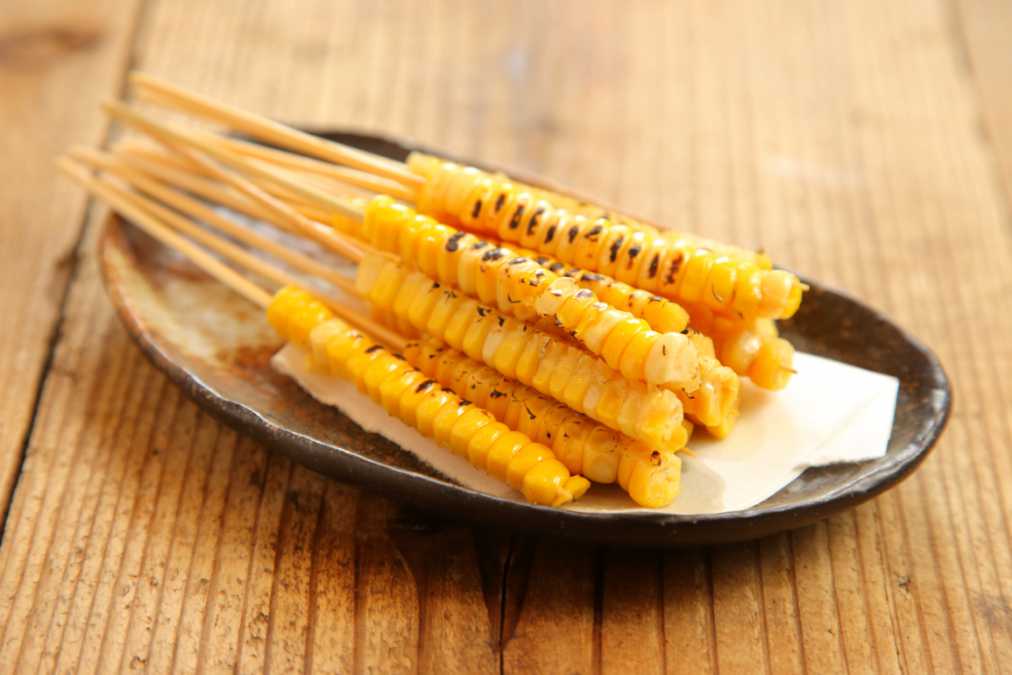 とうもろこしの串揚げ 602円