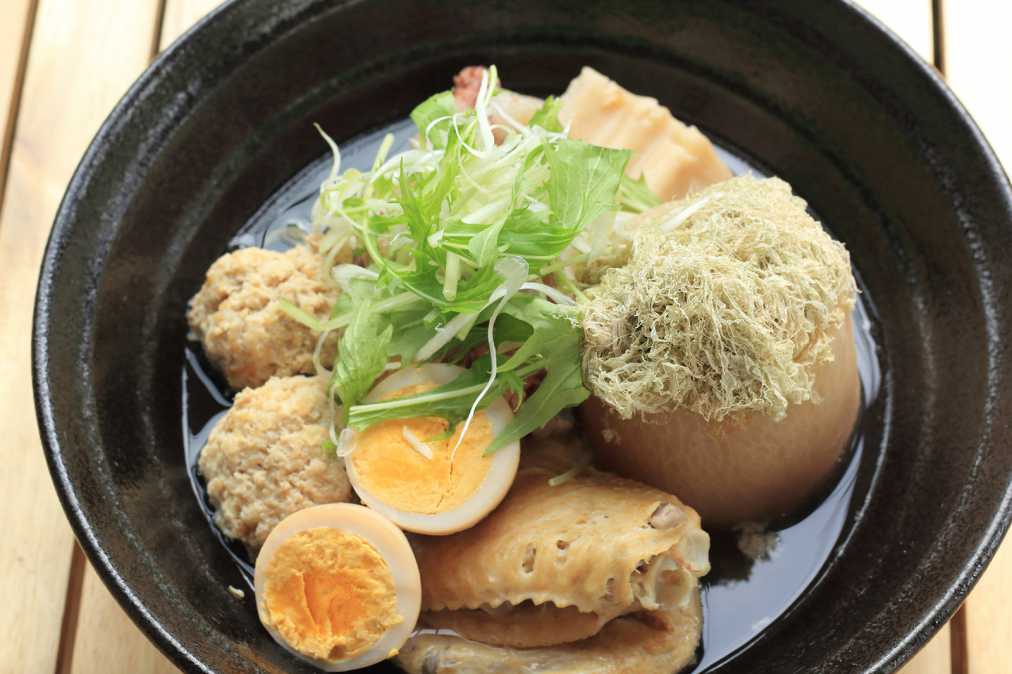お得な肉おでん盛り合わせ 1380円