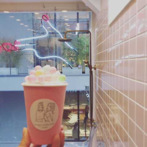 ポンポンミルキーラテ 650円
