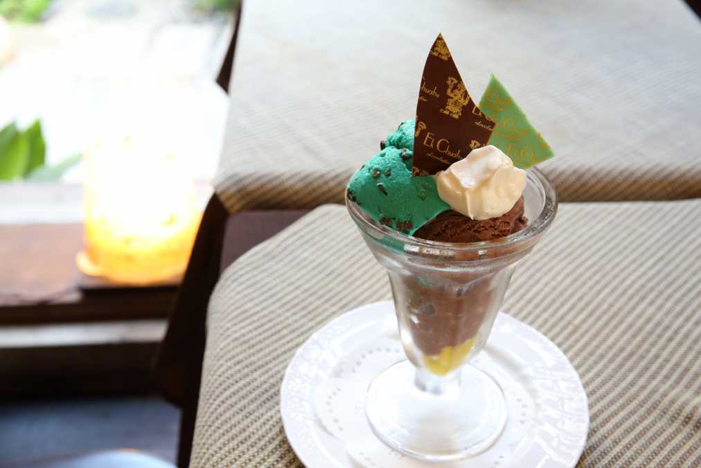 ミントチョコパフェ 1080円