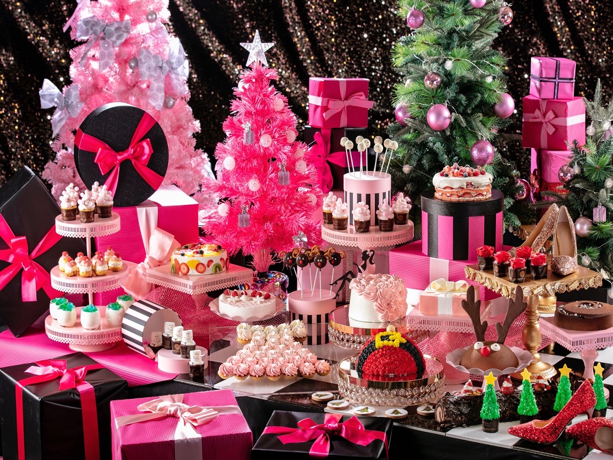 大人カワイイがギュッとつまったクリスマスデザートビュッフェ ガールズ スイーツコフレ るるぶ More