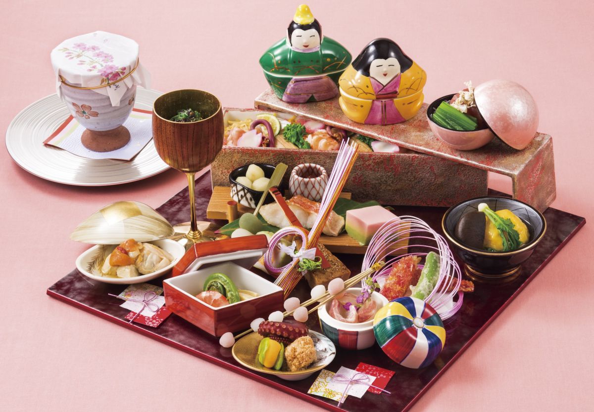 日本料理『旬彩』の「ひなまつり御膳(3800円)」 ※1日20食限定