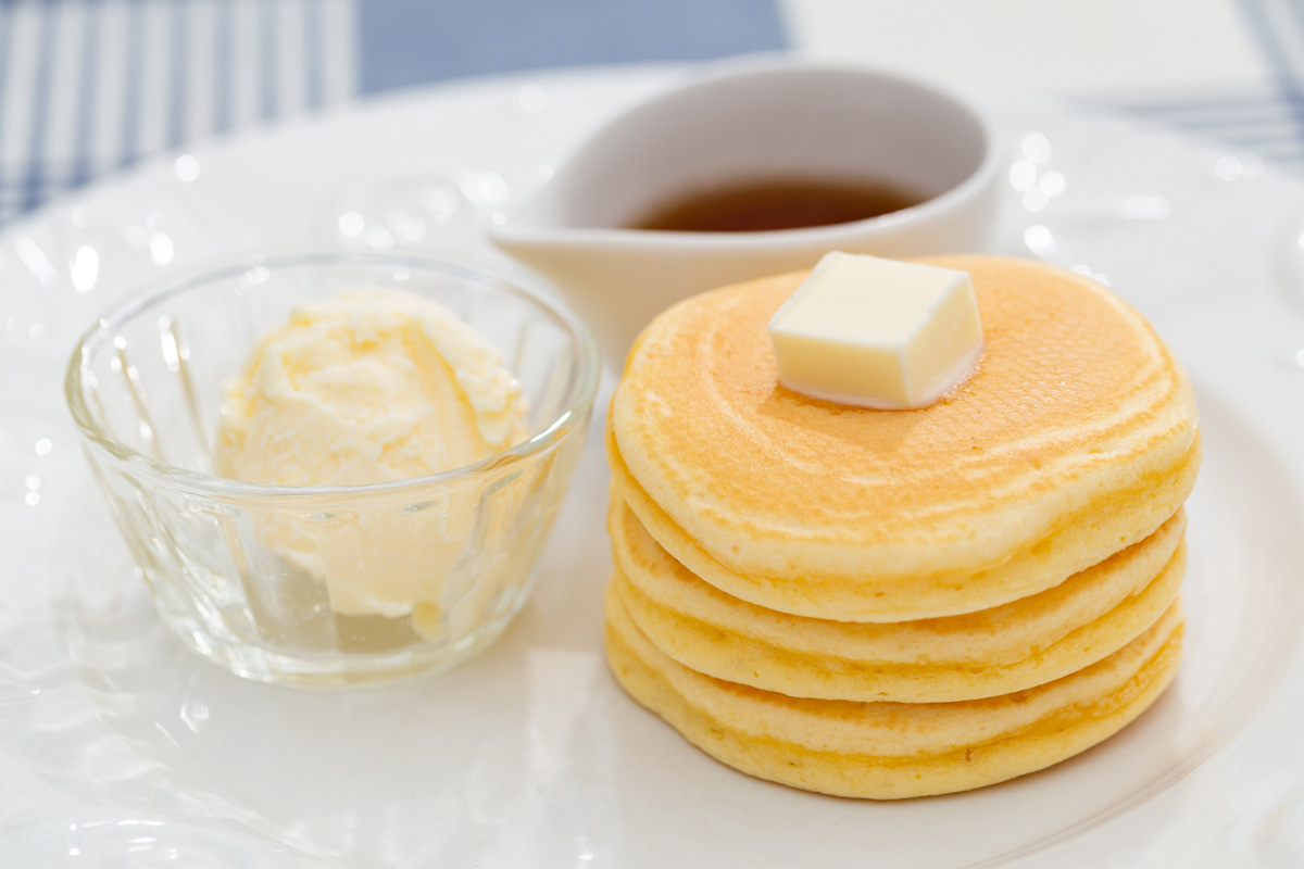 「メープル&バター」1500円※ドリンク代込、学生の場合は1000円