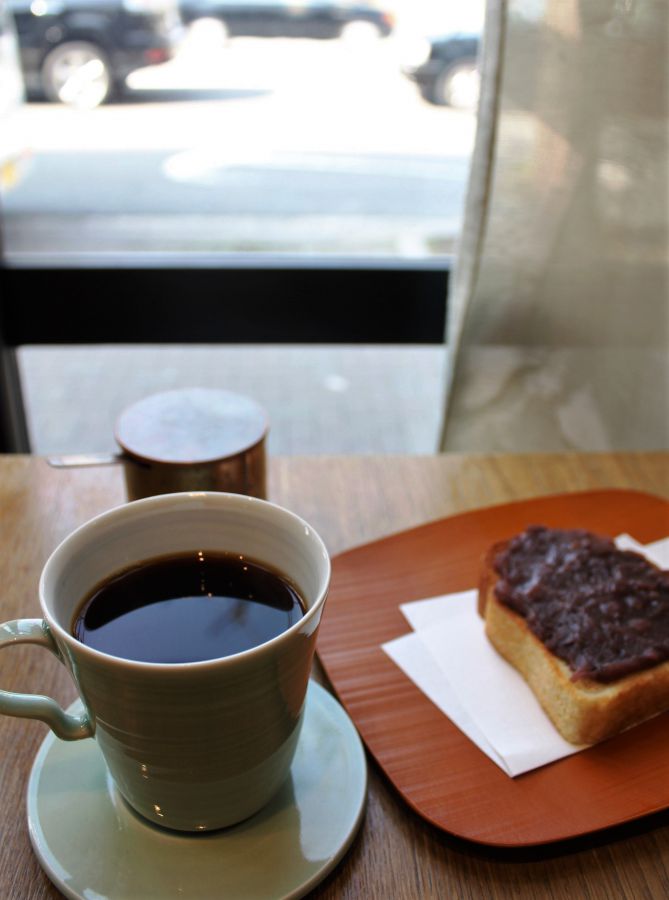 あんバタAset(ドリンクはKaikadoブレンドコーヒー) 1200円