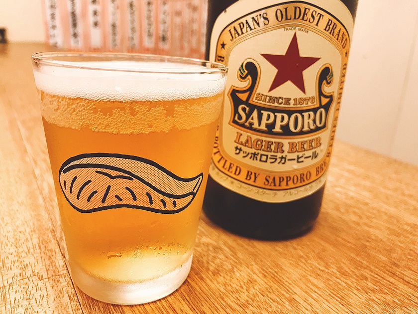 サッポロラガー(中瓶) 620円