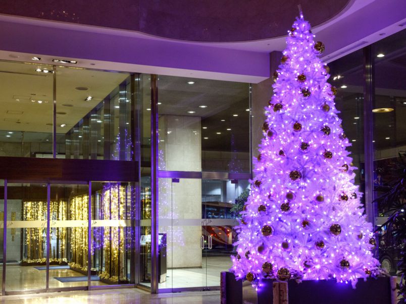 逆さツリーも登場！シェラトン都ホテル大阪でXmasイルミネーション