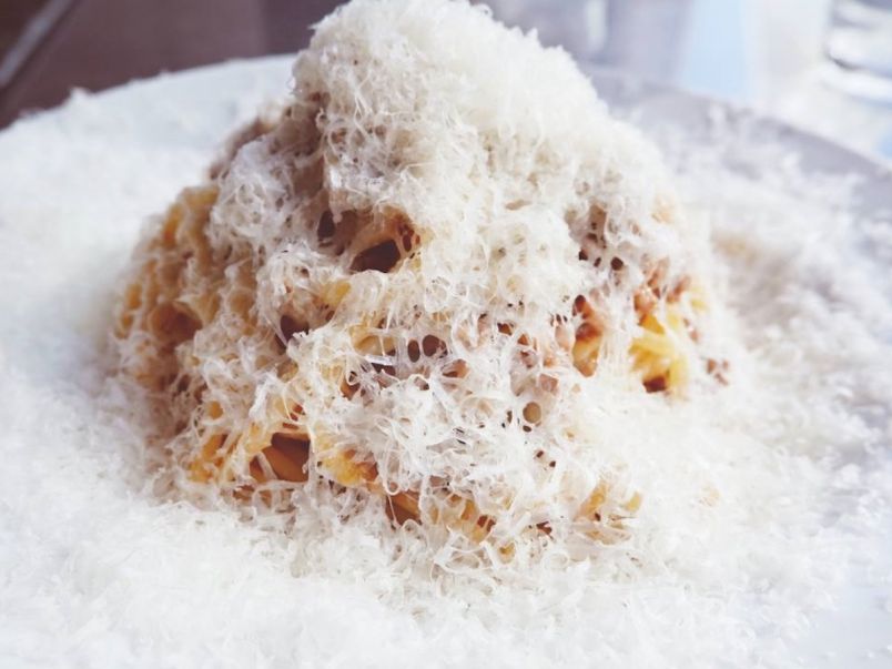 雪山みたいなふわふわチーズに埋もれたい Marte の絶品パスタに悶絶 るるぶ More