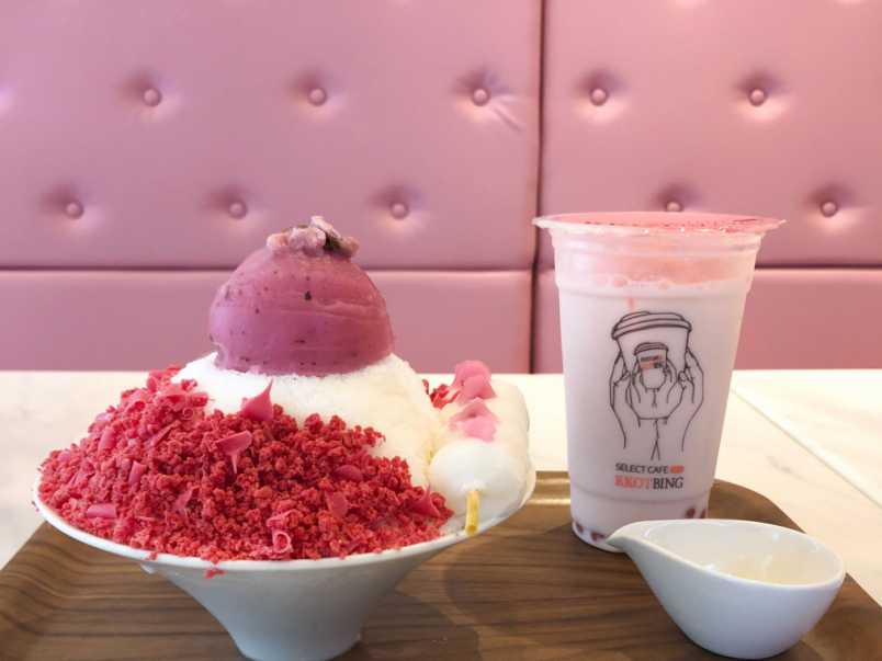 乙女気分全開！韓国のかき氷店「カフェコッピン」のピンクメニューが