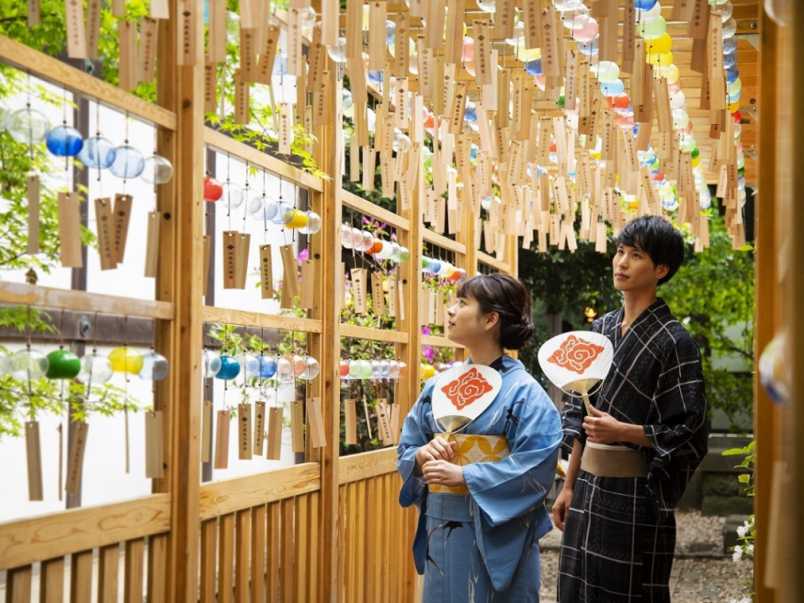 2000個の風鈴の音色が響く「川越氷川神社 縁むすび風鈴」今年も開催