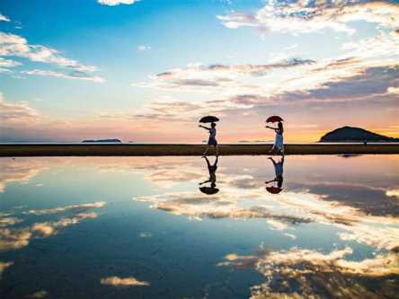 日本のウユニ塩湖「父母ヶ浜」へ向かう！瀬戸内海のおすすめ絶景コース