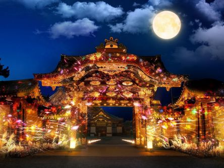 京都の世界遺産、冬の二条城がアートなフォトジェニックスポットに！