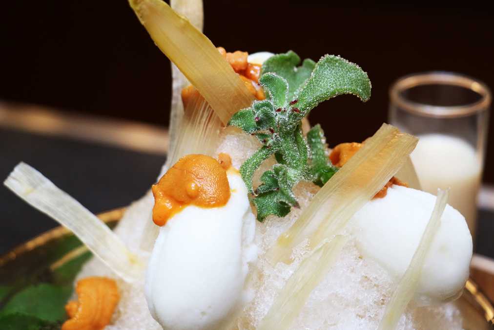 「ウニかき氷」4000円