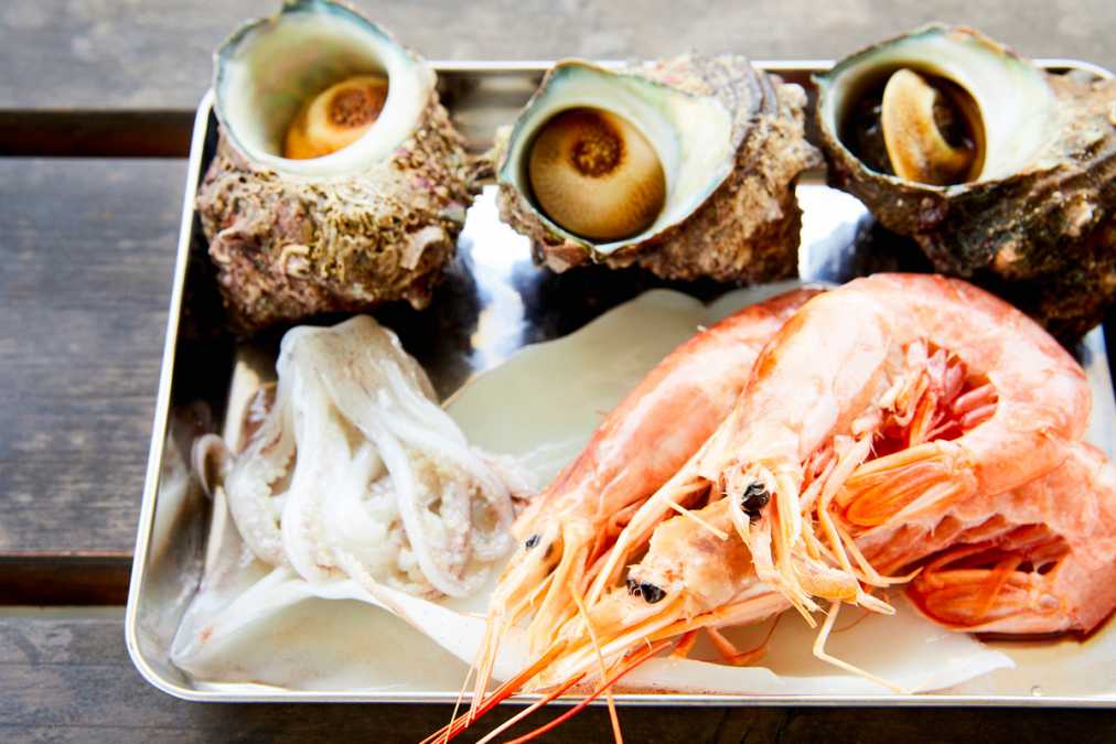 海鮮盛り1000円~ ※魚介の指定はできません