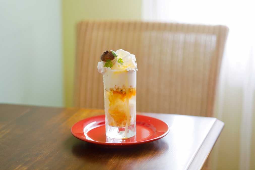 楊貴妃のビジューのようなパフェ 980円